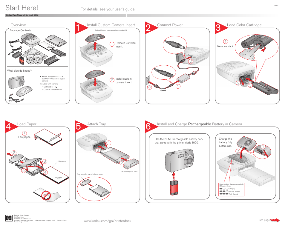 Kodak 4000 User Manual | 2 pages