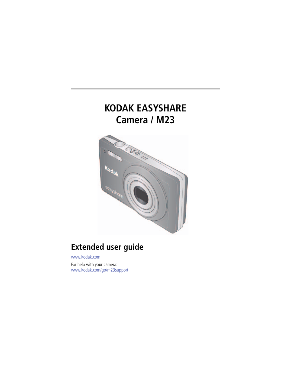 Kodak M23 User Manual | 68 pages