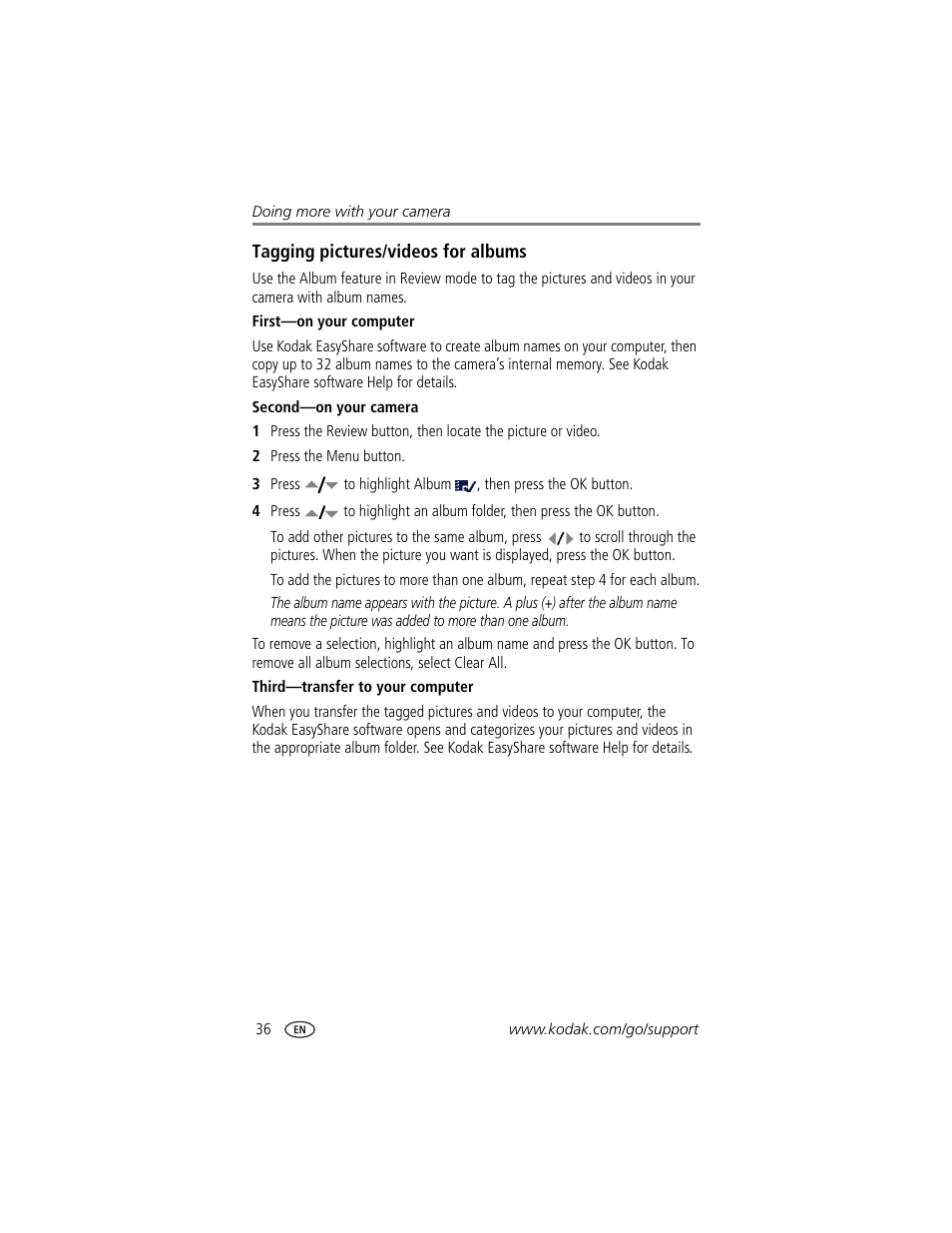 Kodak Z740 User Manual | Page 42 / 70