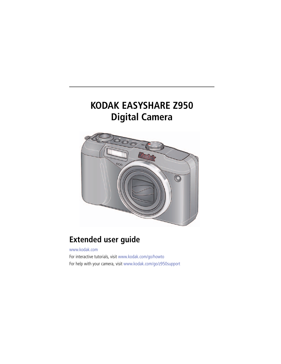 Kodak Z950 User Manual | 72 pages