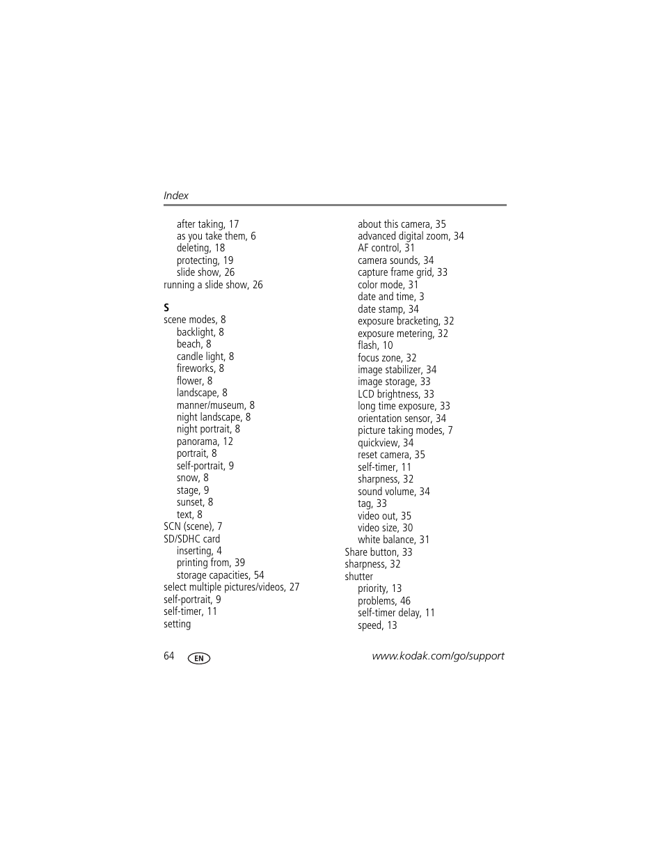 Kodak Z950 User Manual | Page 70 / 72