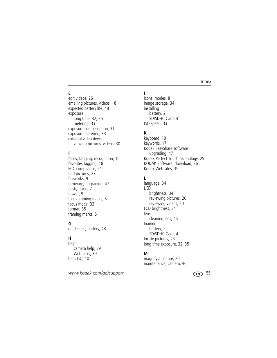 Kodak CD83 User Manual | Page 61 / 64