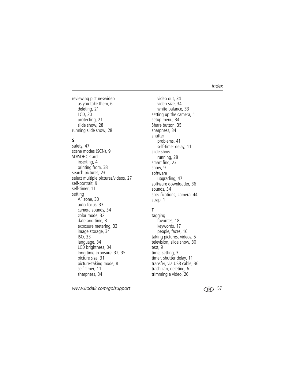 Kodak CD83 User Manual | Page 63 / 64