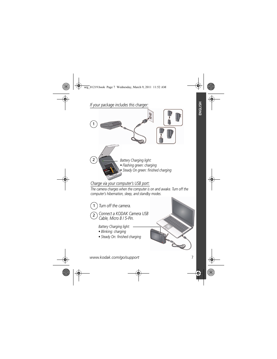 Kodak TOUCH M577 User Manual | Page 7 / 28