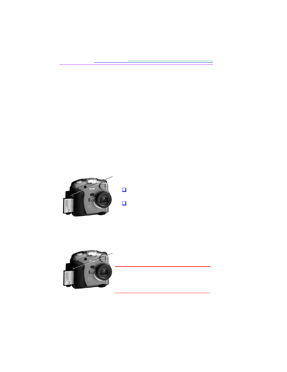 Removable memory card, Inserting the memory card, Removing the memory card | Kodak DC290 User Manual | Page 20 / 100