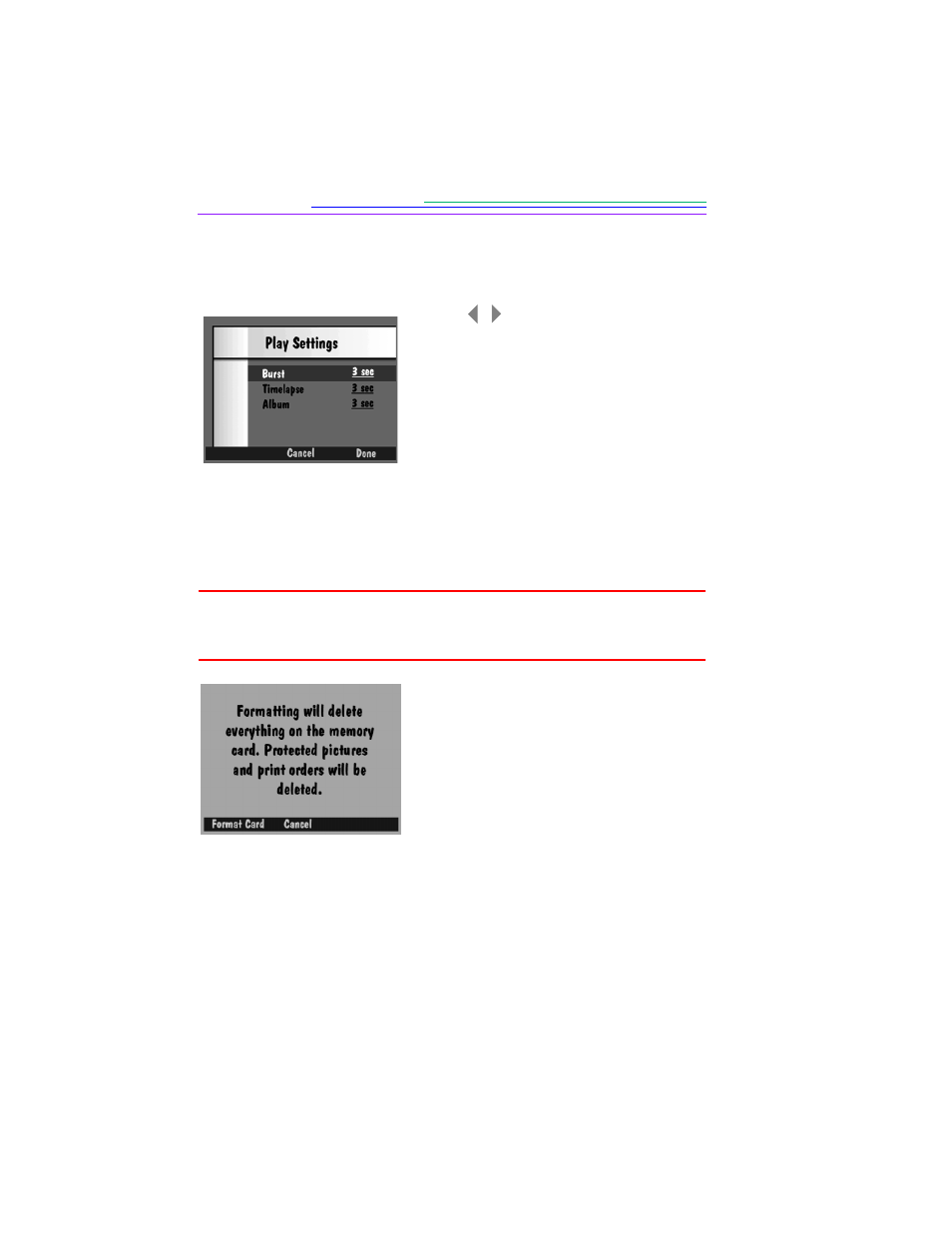 Playback preferences, Format card preferences | Kodak DC290 User Manual | Page 48 / 100