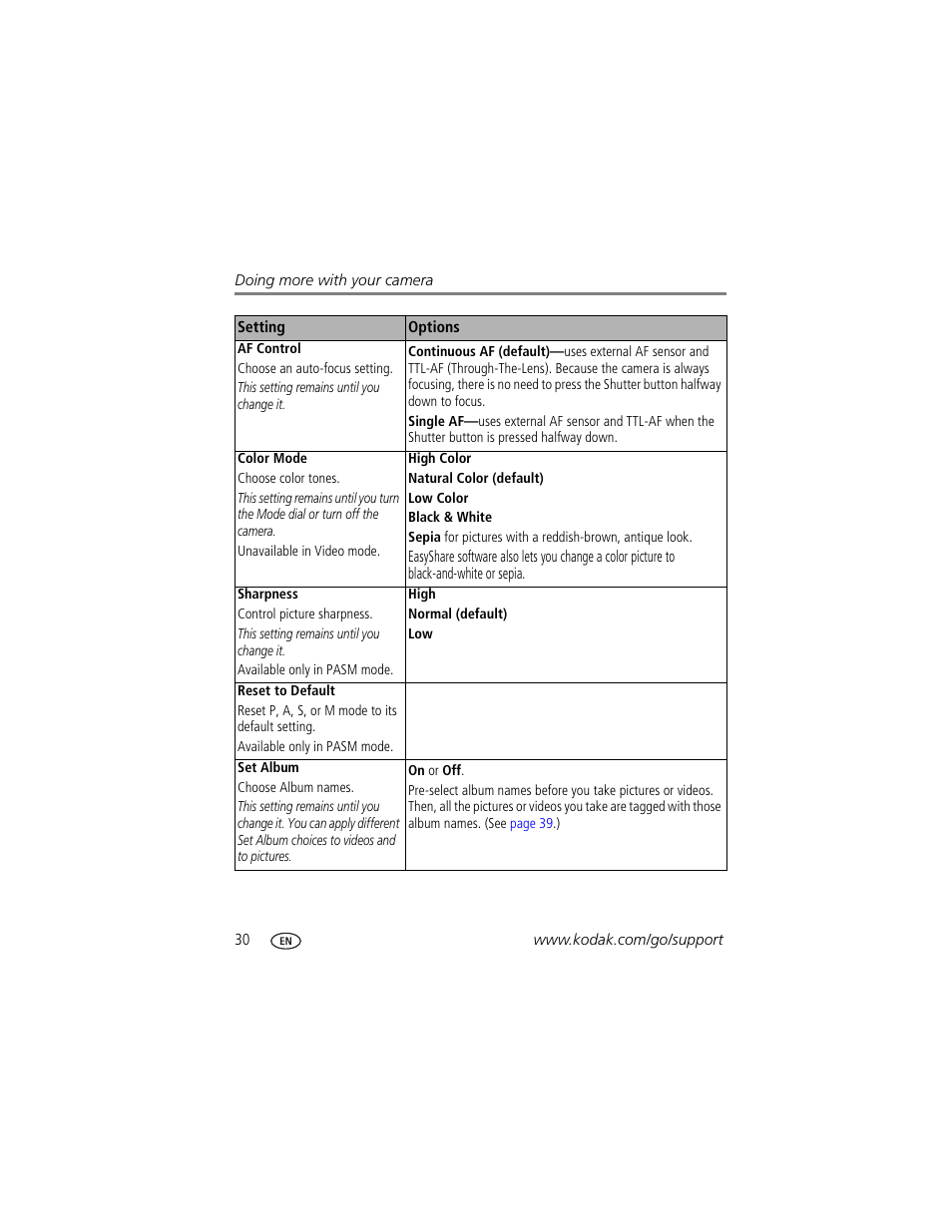 Kodak Z650 User Manual | Page 36 / 77