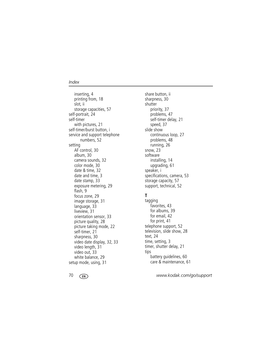 Kodak Z650 User Manual | Page 76 / 77
