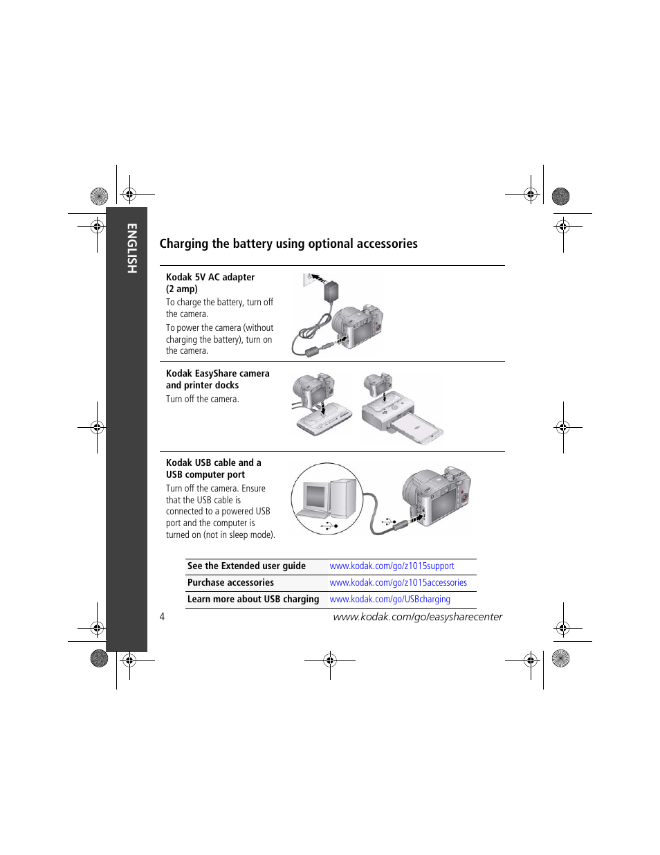 Kodak Z1015 IS User Manual | Page 4 / 29