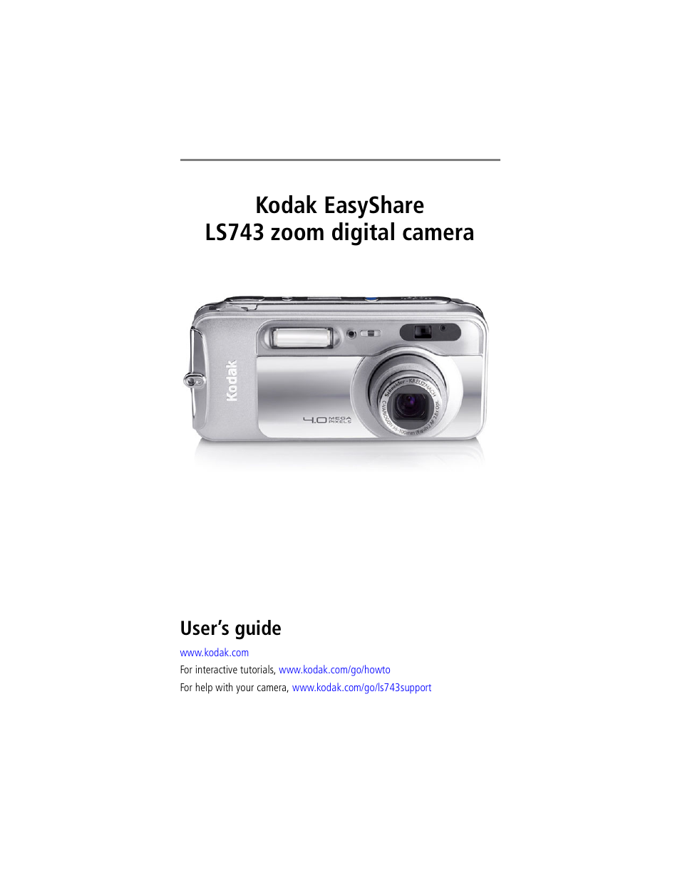 Kodak LS743 User Manual | 62 pages