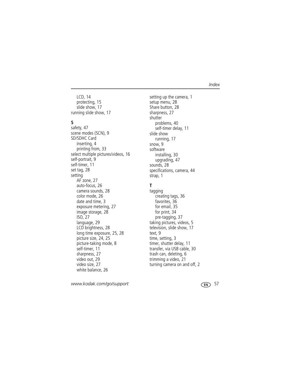 Kodak C182 User Manual | Page 63 / 64