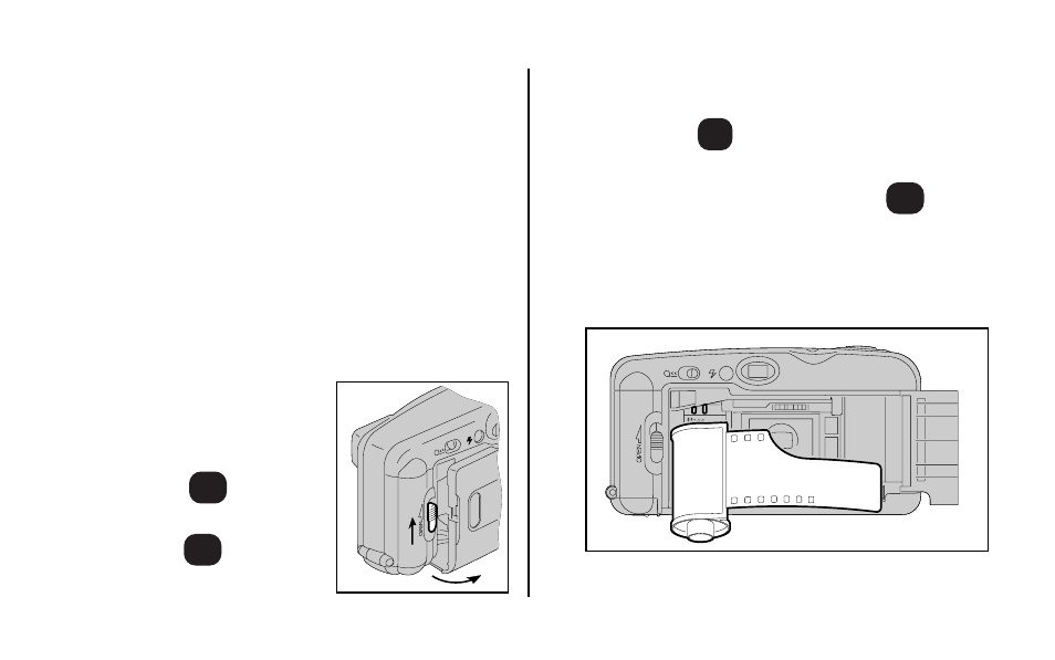 Loading the film | Kodak KB20 User Manual | Page 9 / 21