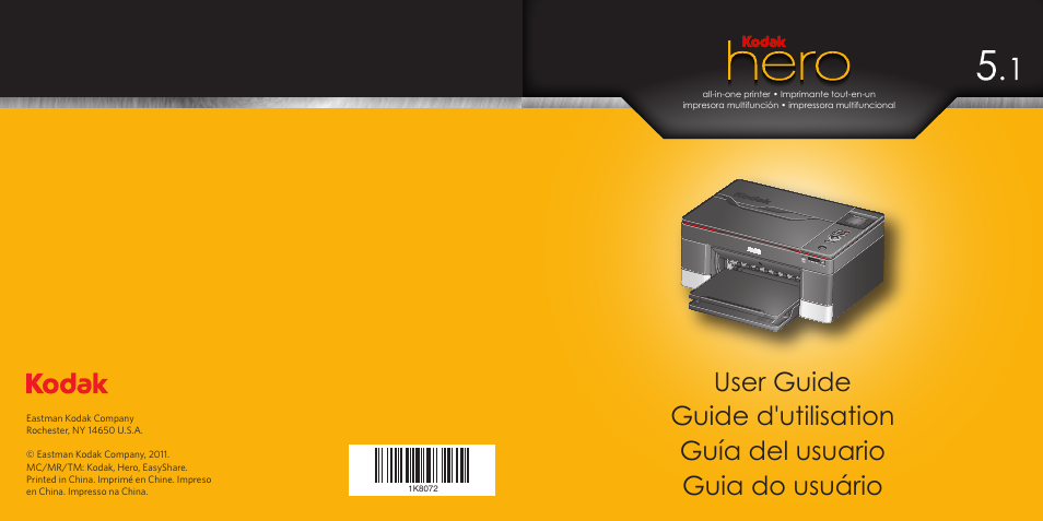 Kodak HERO 5.1 User Manual | Page 36 / 36