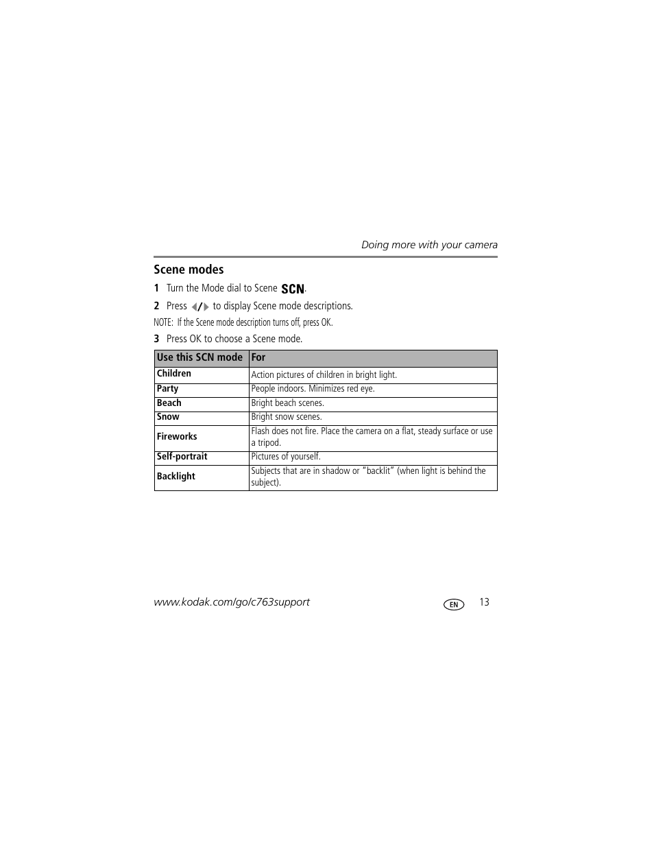 Kodak C763 User Manual | Page 13 / 26