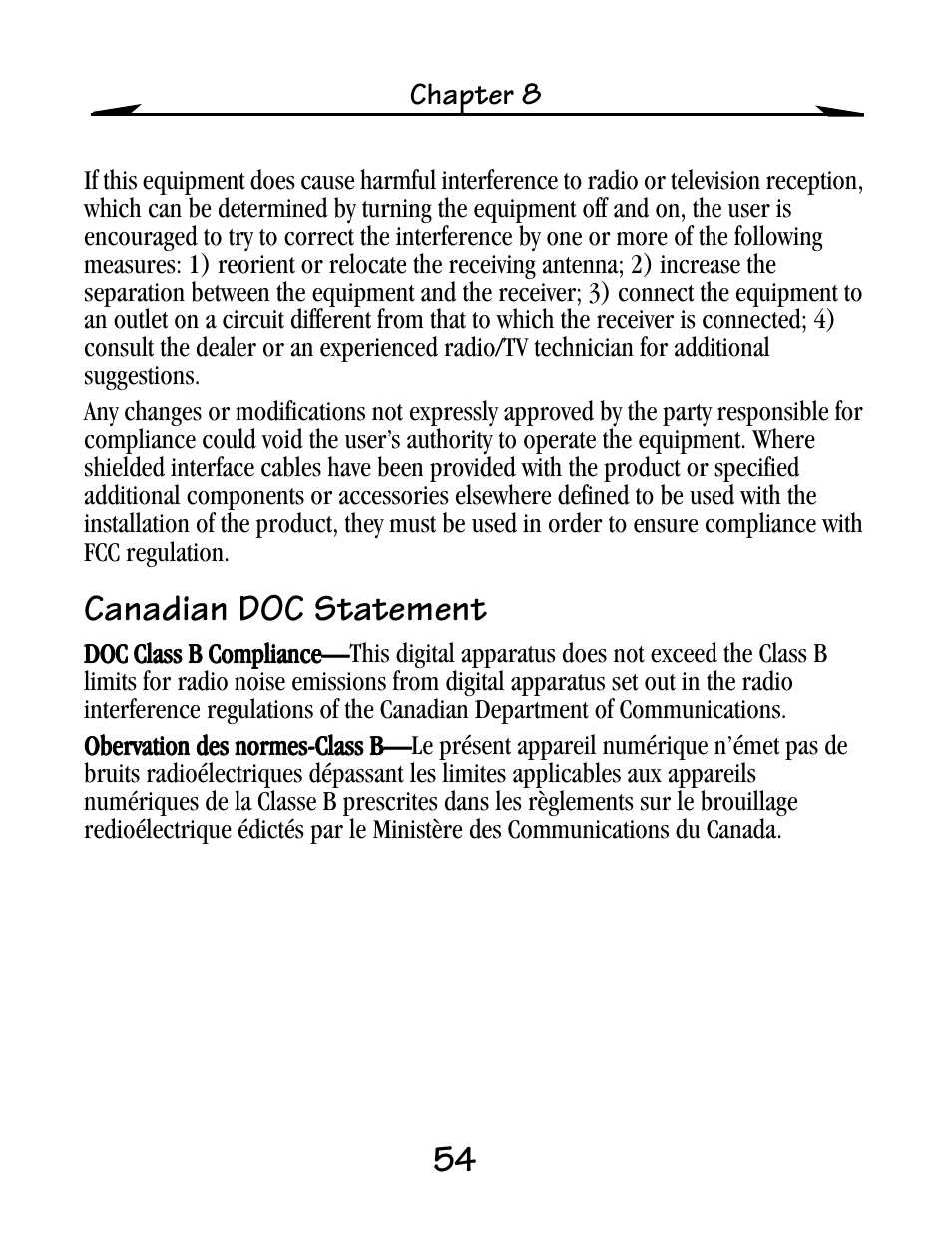 Canadian doc statement | Kodak EZ200 User Manual | Page 70 / 81