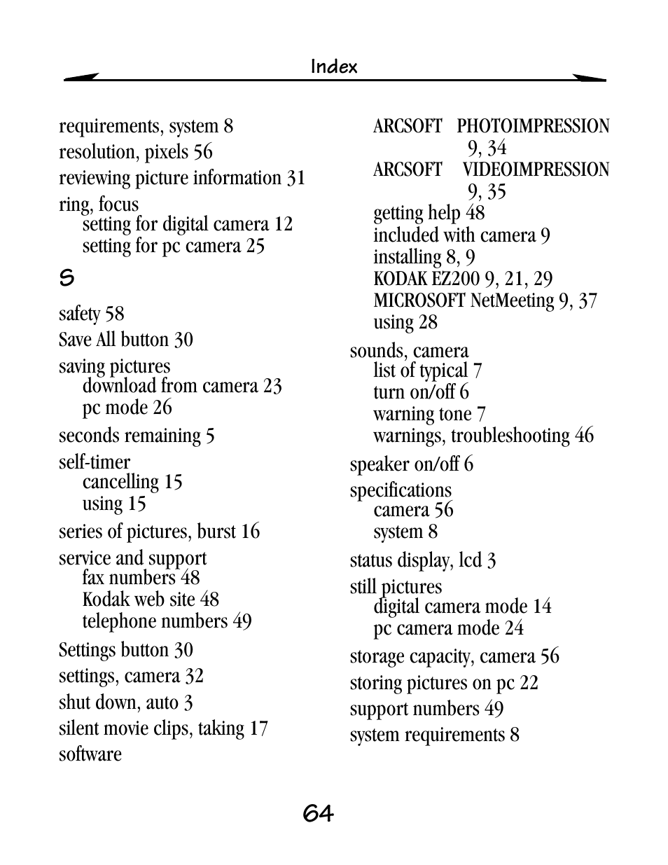 Kodak EZ200 User Manual | Page 80 / 81