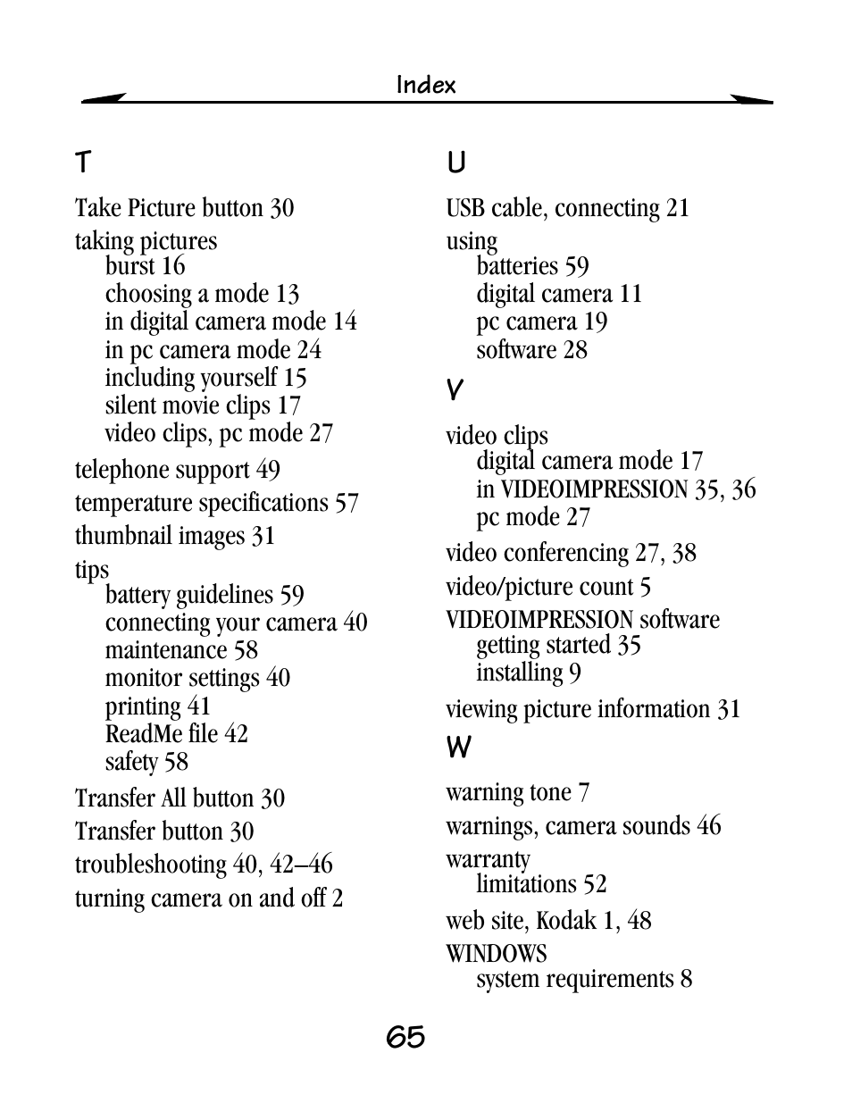 Kodak EZ200 User Manual | Page 81 / 81