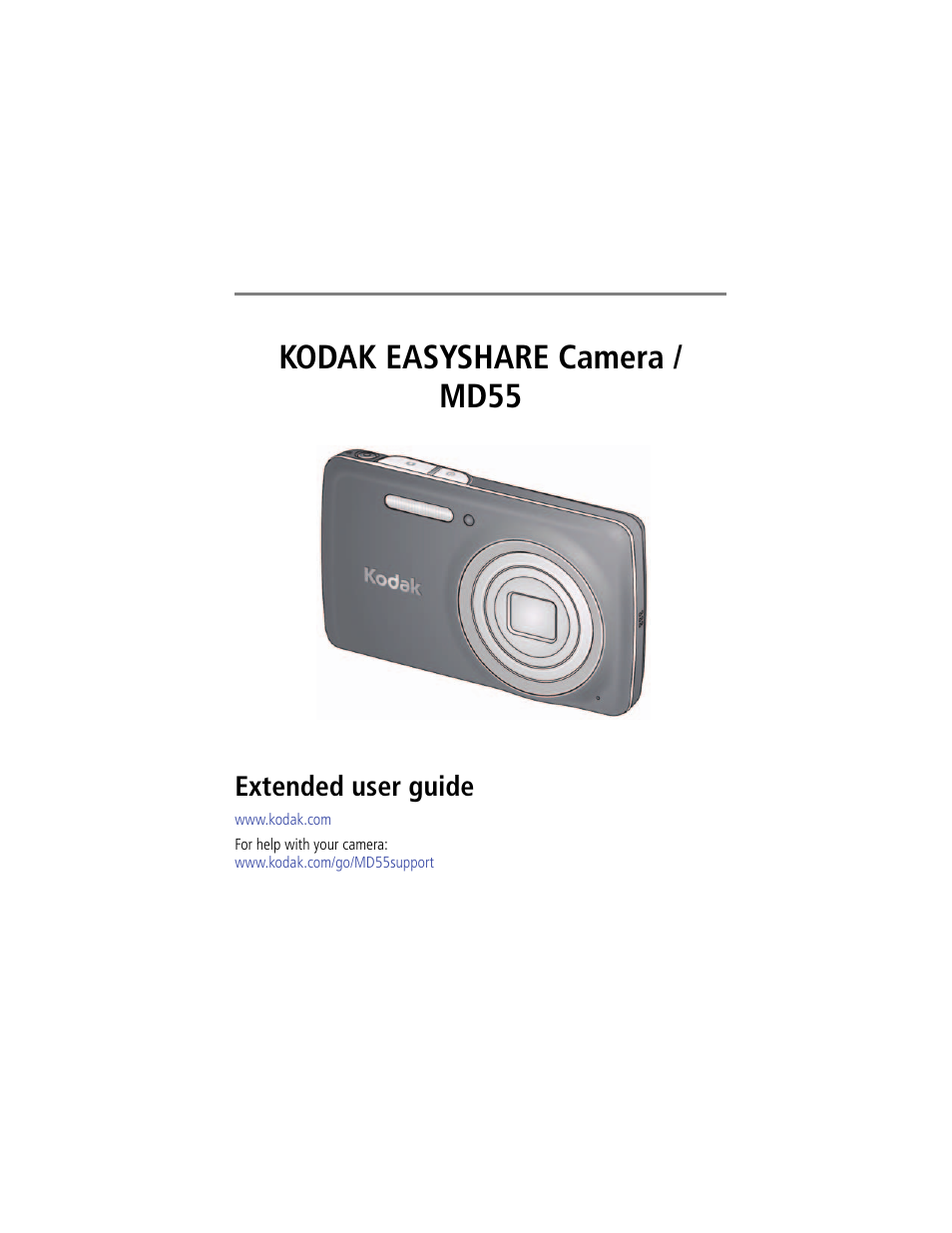 Kodak MD55 User Manual | 70 pages