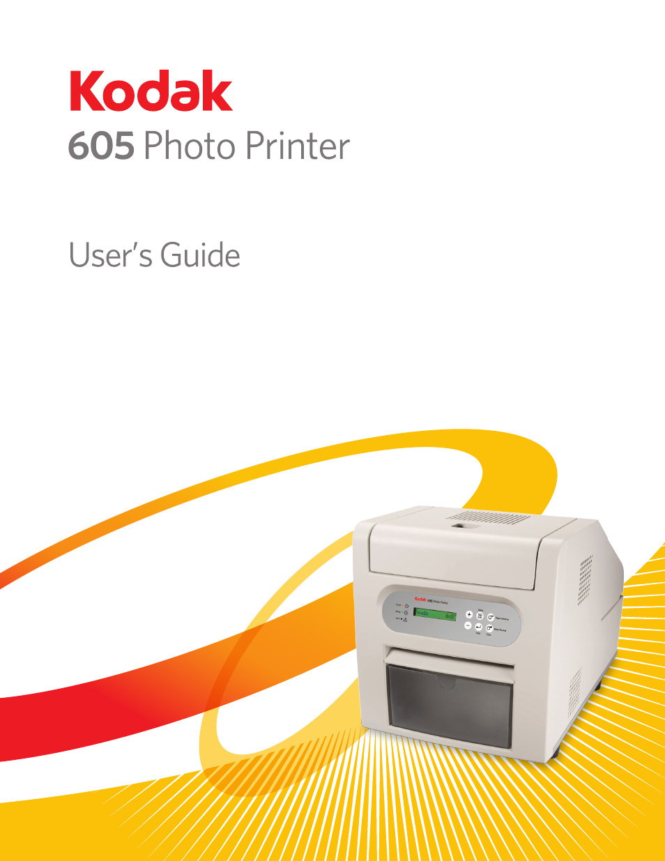 Kodak 605 User Manual | 41 pages