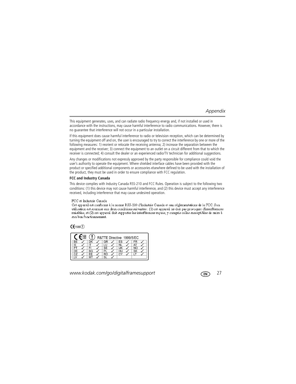 Kodak W820 User Manual | Page 27 / 30