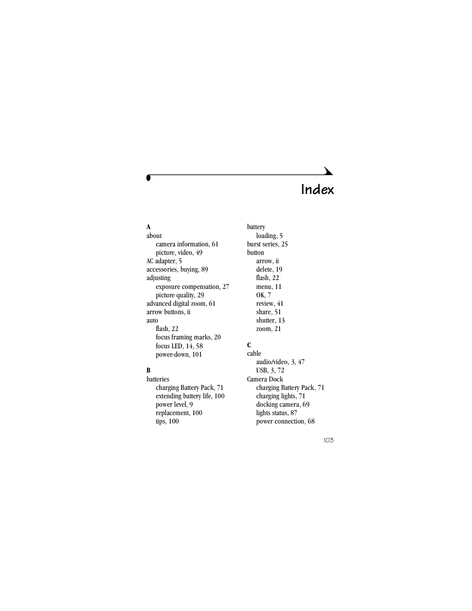 Index | Kodak LS443 User Manual | Page 115 / 122