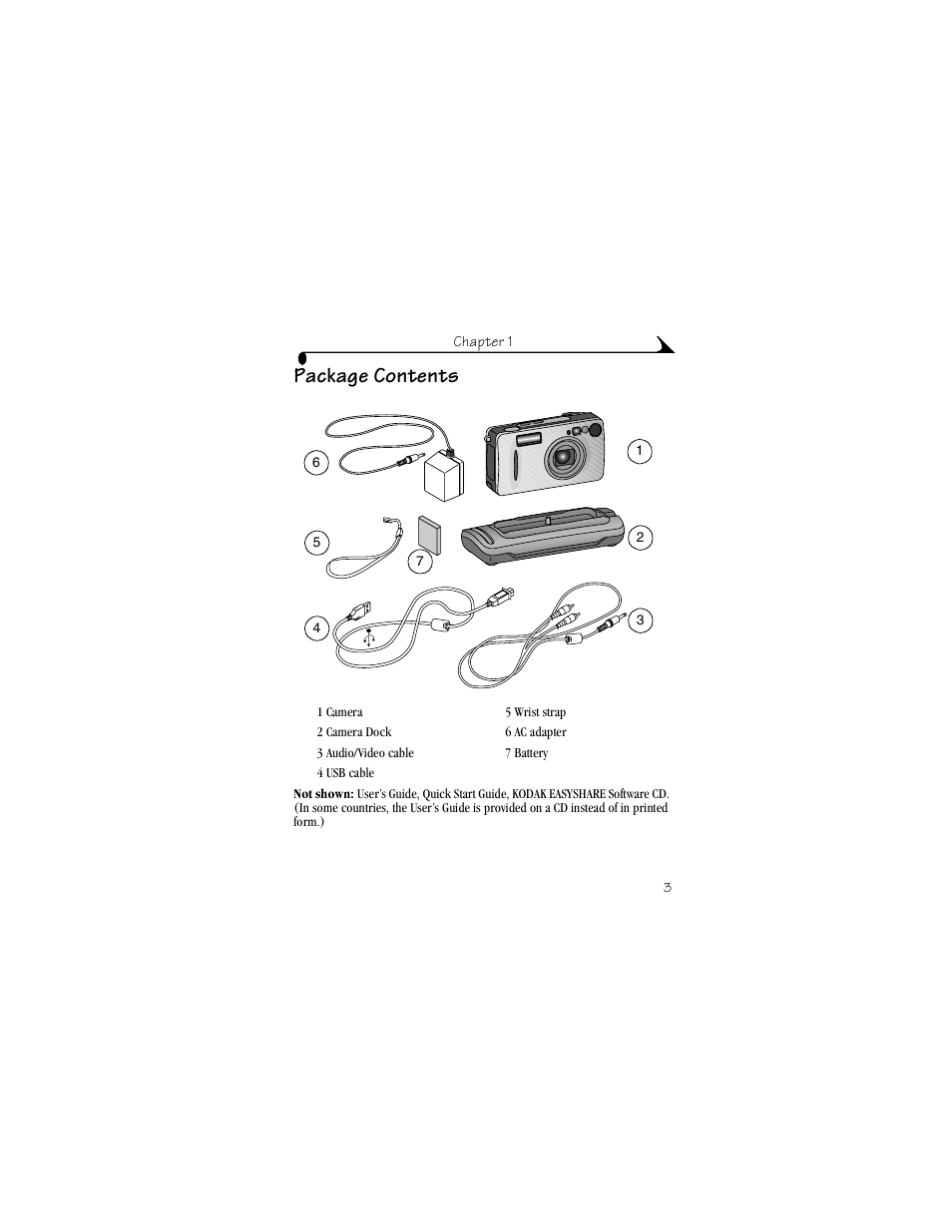 Package contents | Kodak LS443 User Manual | Page 15 / 122