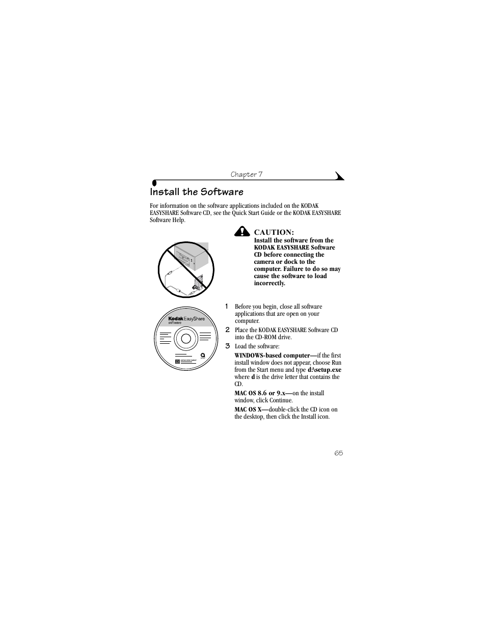 Install the software | Kodak LS443 User Manual | Page 77 / 122