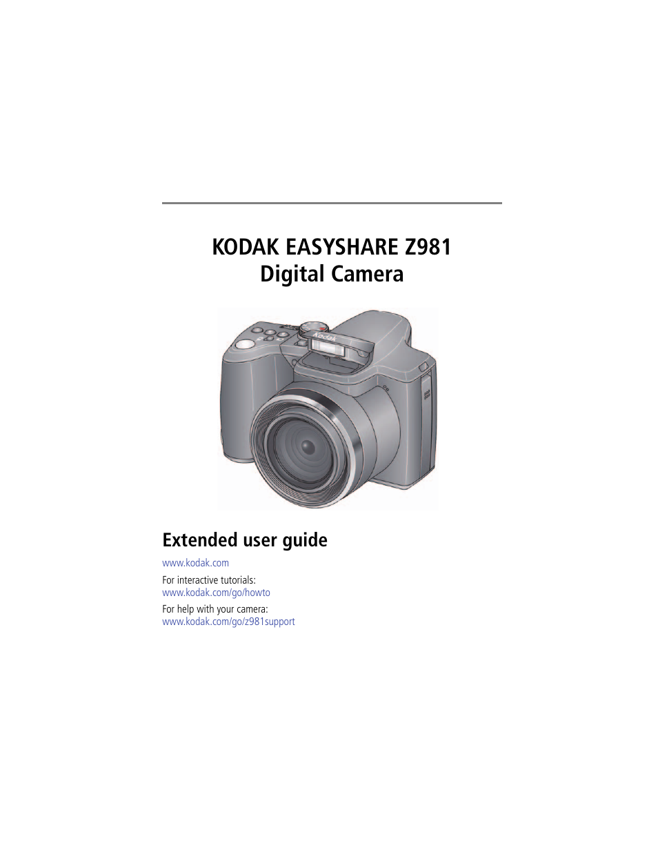 Kodak Z981 User Manual | 79 pages
