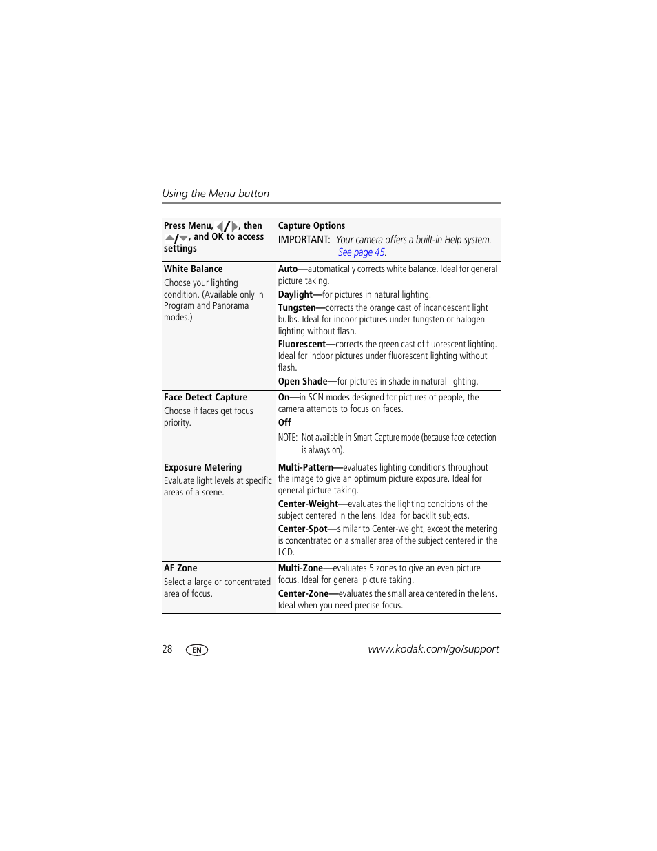 Kodak M380 User Manual | Page 34 / 69