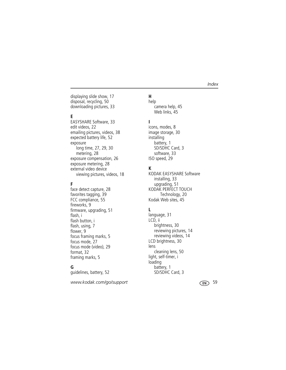 Kodak M380 User Manual | Page 65 / 69