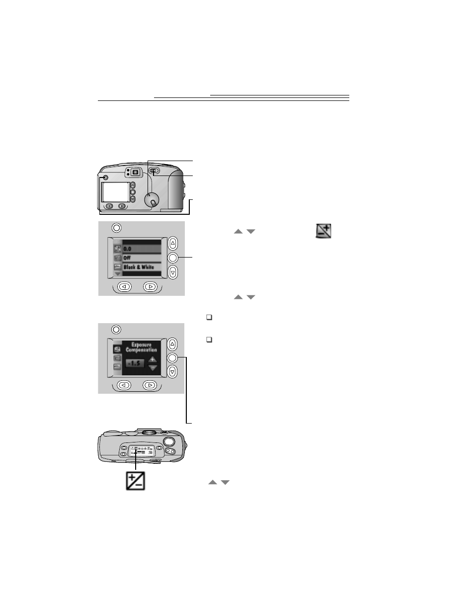 Adjusting the camera exposure | Kodak DC280 User Manual | Page 28 / 104