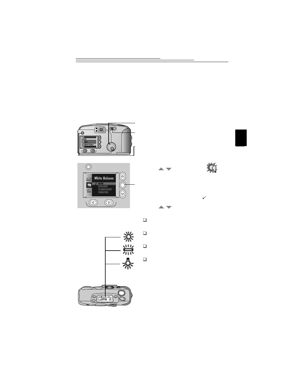 Selecting a white balance for indoor pictures | Kodak DC280 User Manual | Page 33 / 104