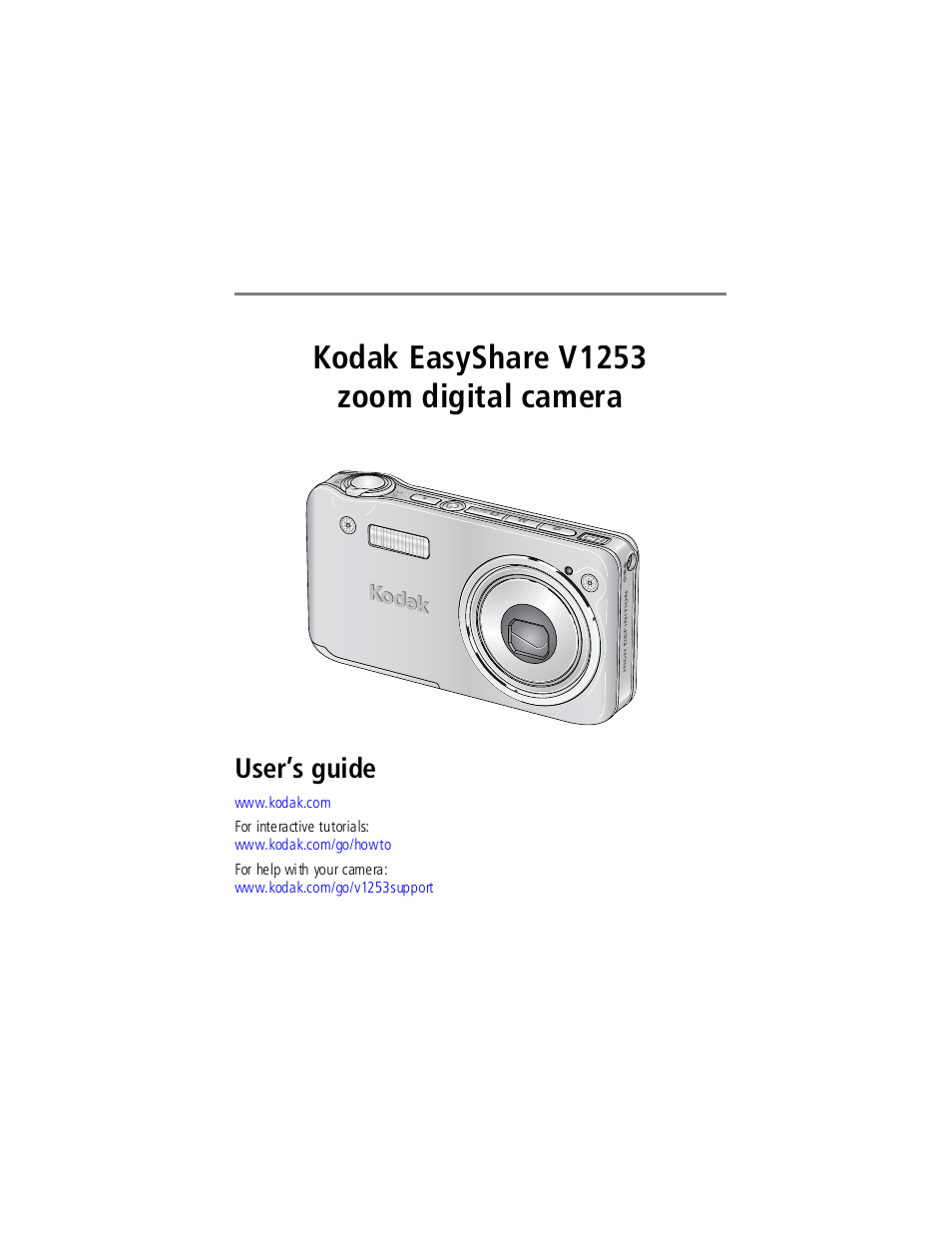 Kodak V1253 User Manual | 78 pages