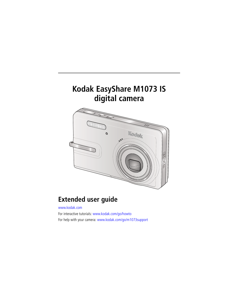 Kodak M1073 IS User Manual | 74 pages