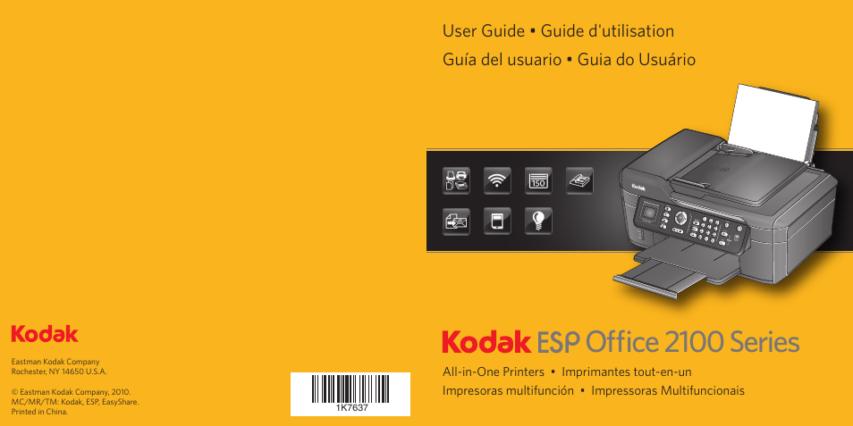 Kodak ESP Office 2170 User Manual | 36 pages