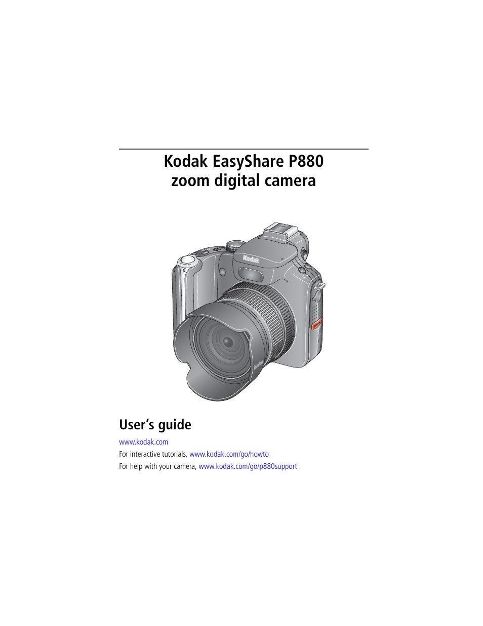 Kodak P880 User Manual | 108 pages