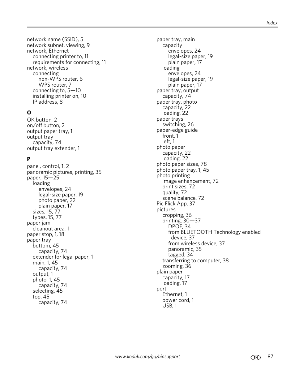 Kodak ESP 7250 User Manual | Page 93 / 95