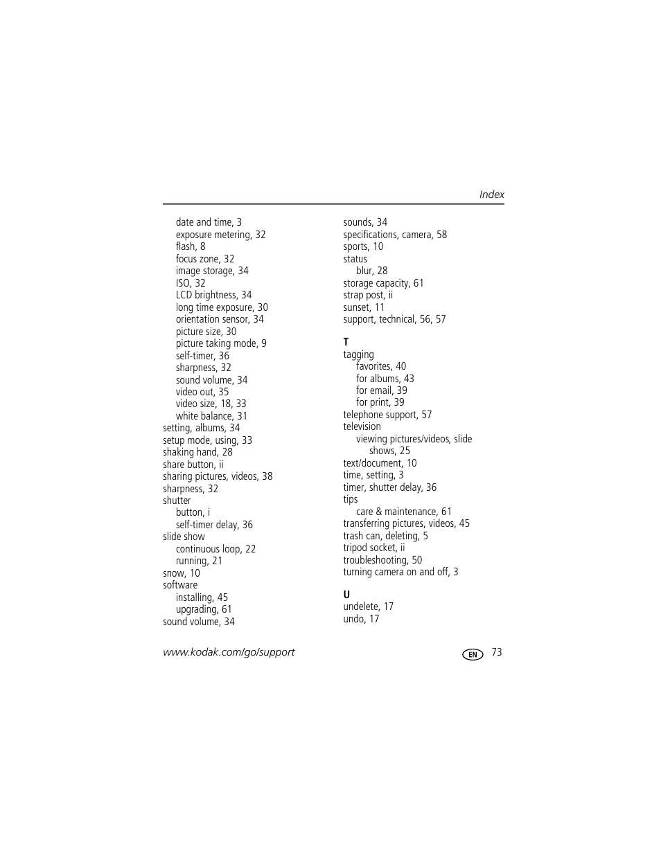 Kodak M863 User Manual | Page 79 / 80