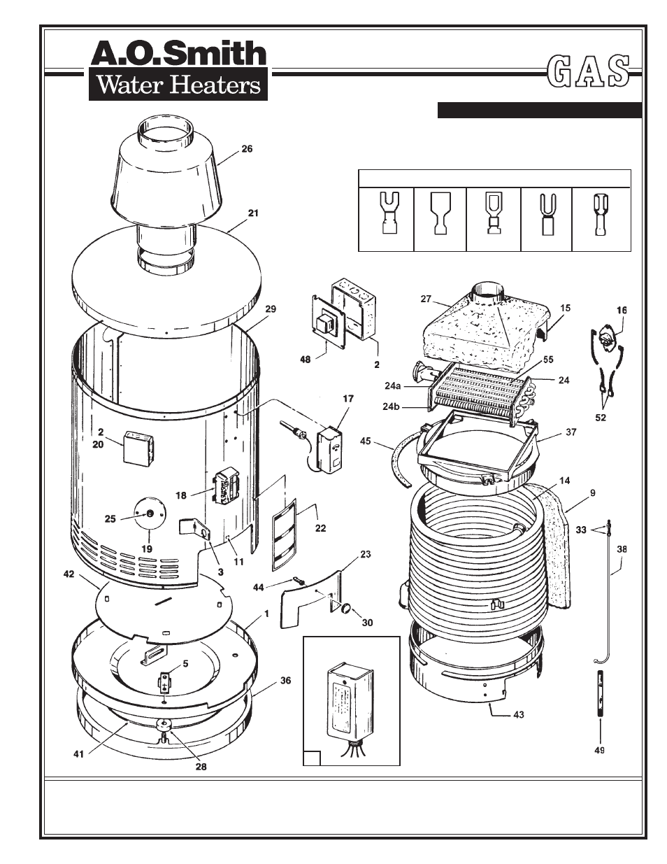 A.O. Smith 105 Series User Manual | 4 pages