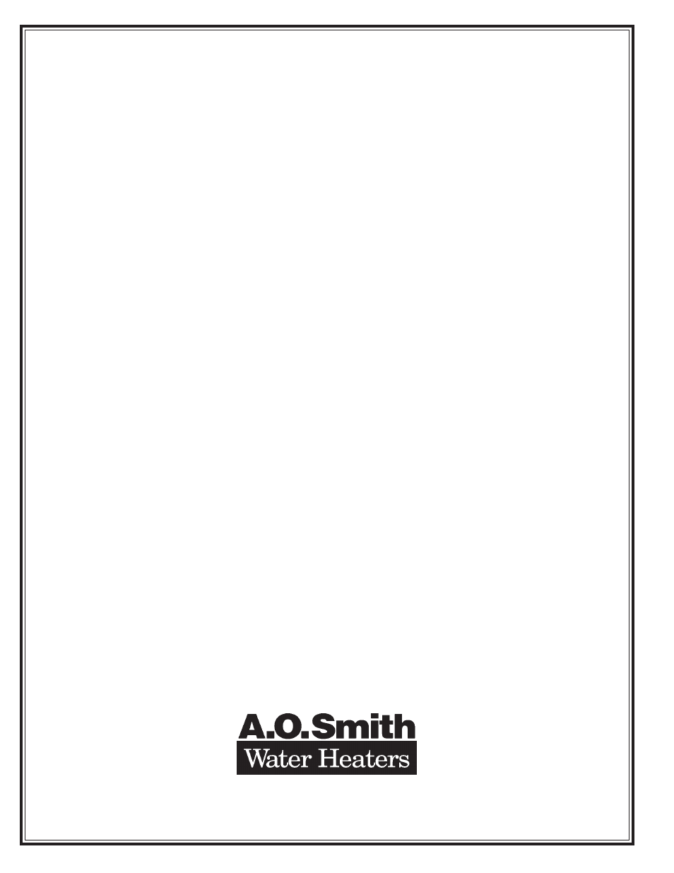 A.O. Smith 105 Series User Manual | Page 4 / 4
