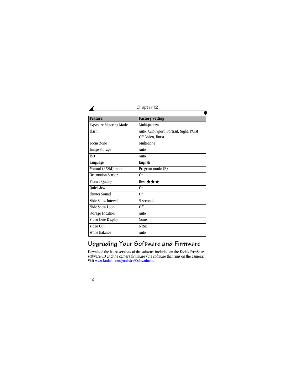 Upgrading your software and firmware | Kodak DX6490 User Manual | Page 124 / 142