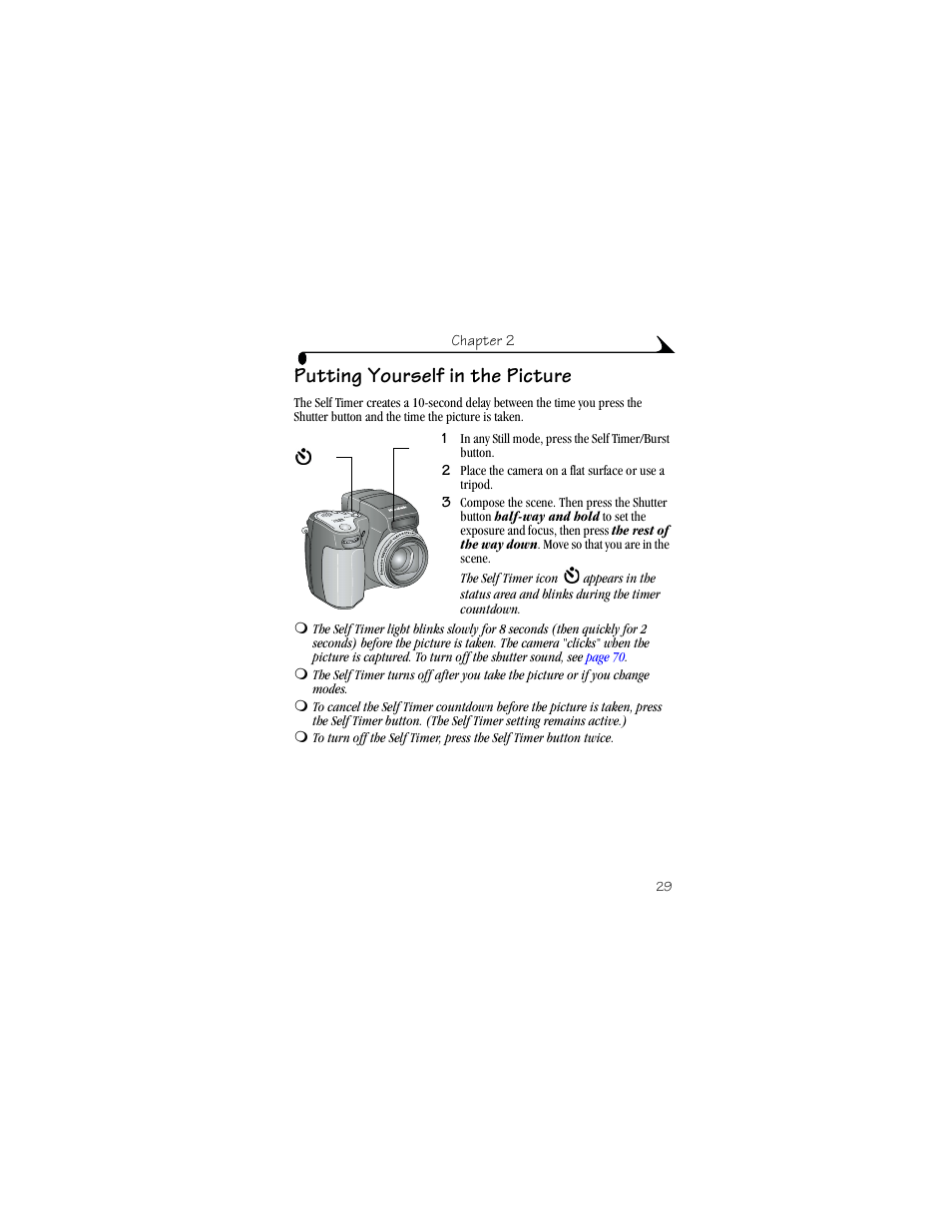 Putting yourself in the picture | Kodak DX6490 User Manual | Page 41 / 142