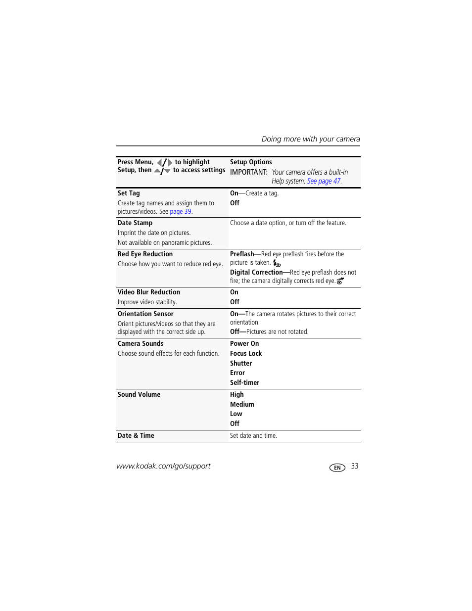 Kodak M340 User Manual | Page 39 / 71