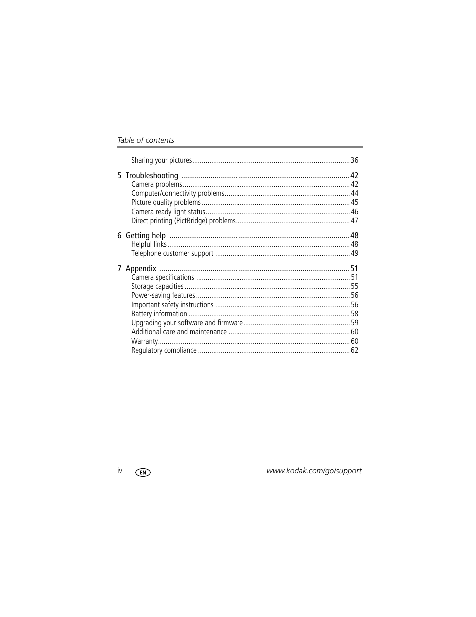 Kodak CD33 User Manual | Page 6 / 75