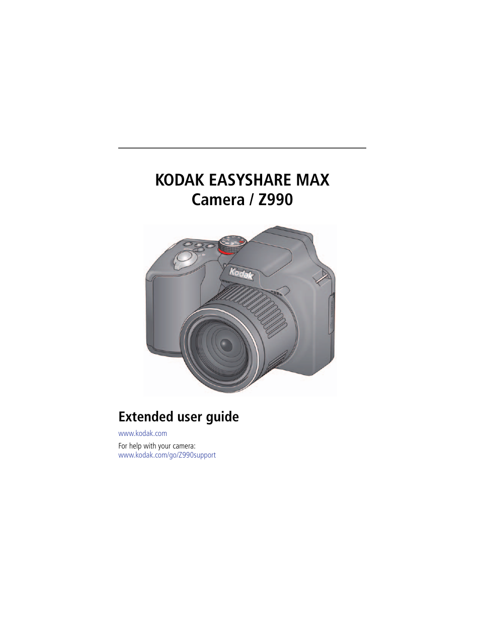 Kodak MAX Z990 User Manual | 84 pages