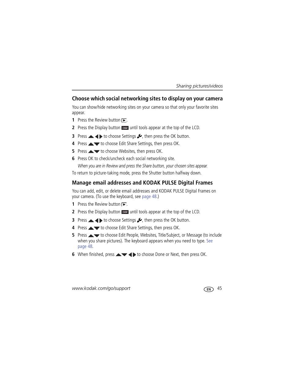 Kodak MAX Z990 User Manual | Page 53 / 84