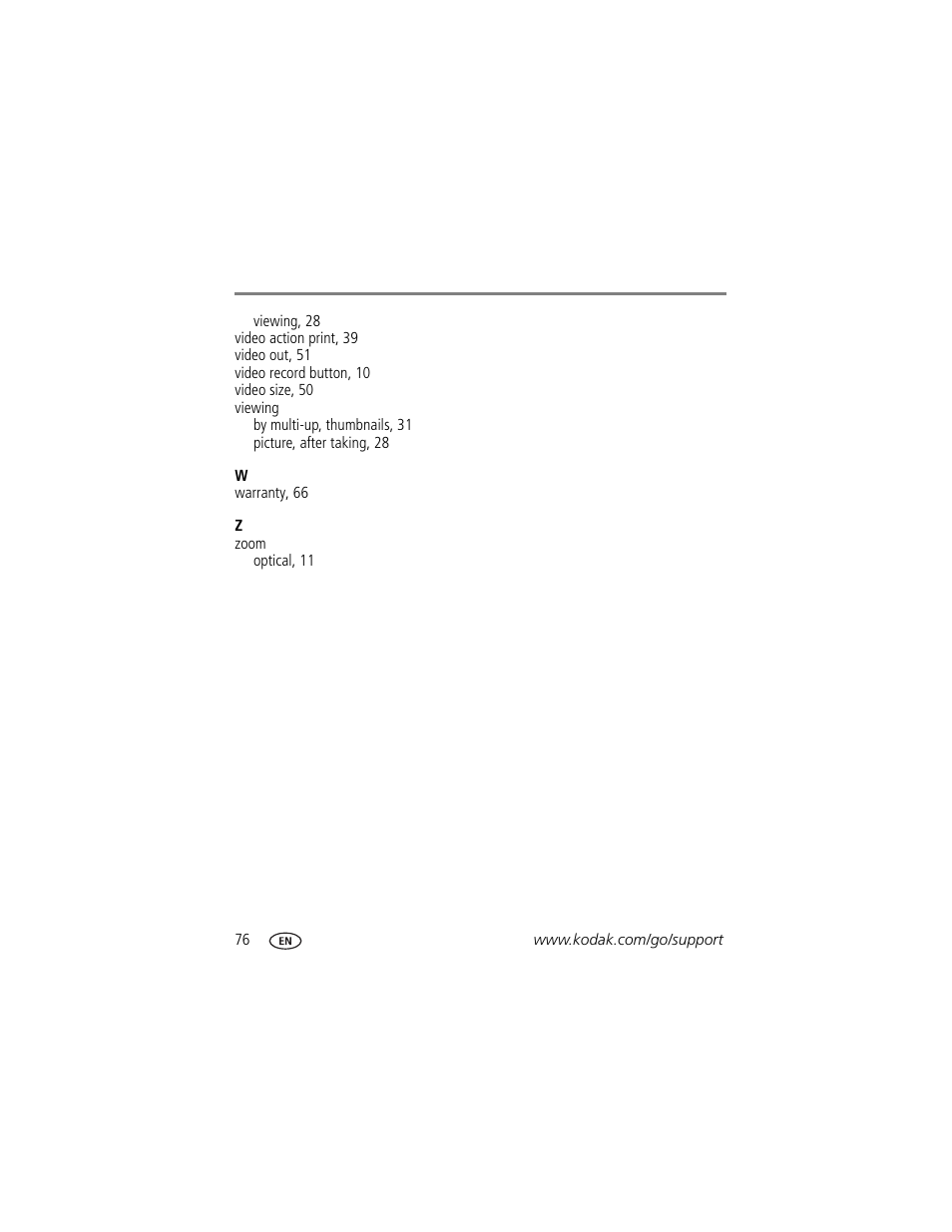 Kodak MAX Z990 User Manual | Page 84 / 84