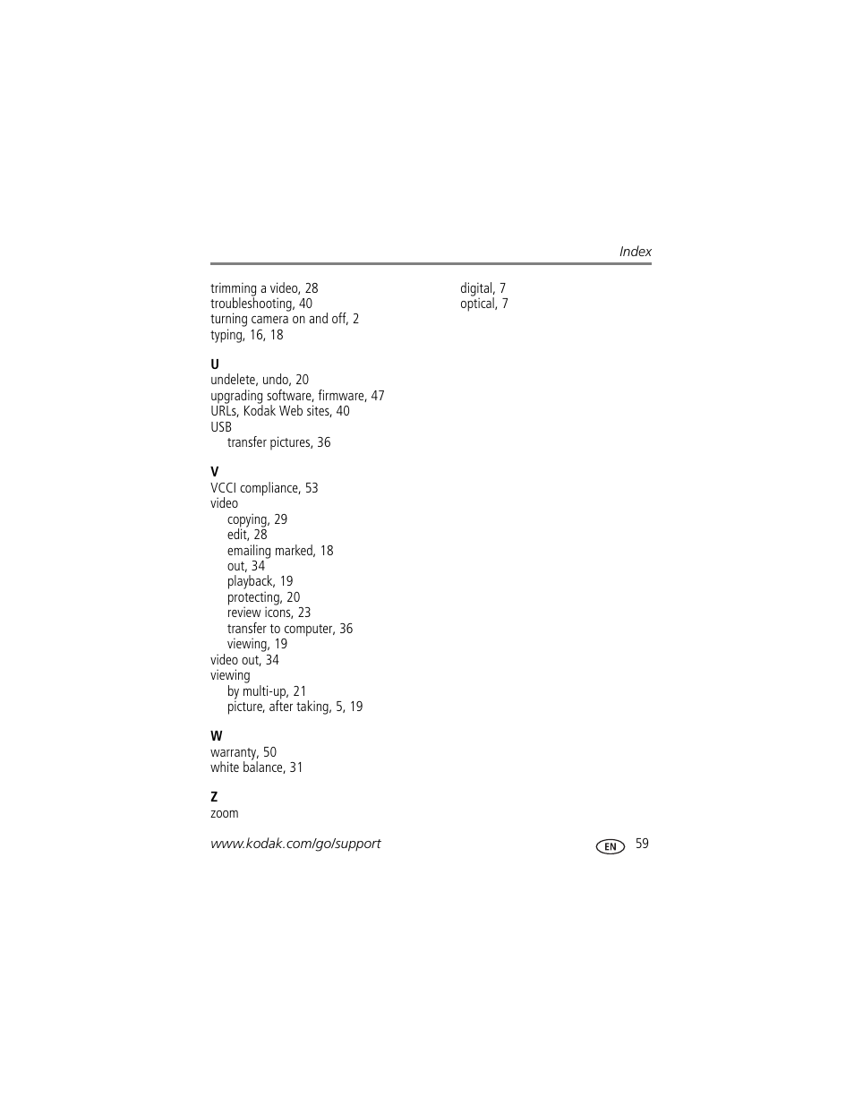 Kodak CD44 User Manual | Page 65 / 65