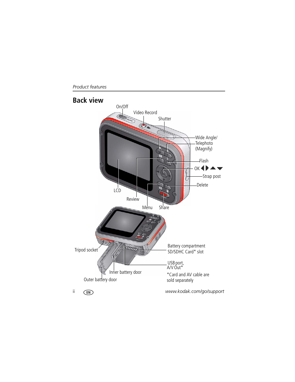 Kodak SPORT C135 User Manual | Page 4 / 71