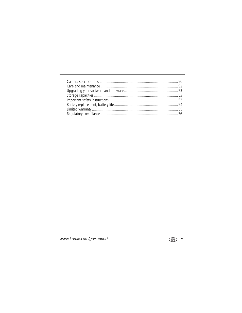 Kodak SPORT C135 User Manual | Page 7 / 71